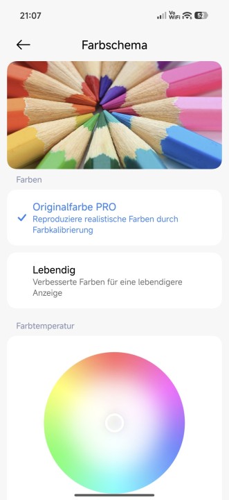 Poco X8 Pro Display Einstellungen