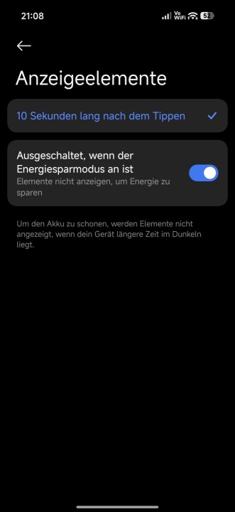Poco X8 Pro Display Einstellungen