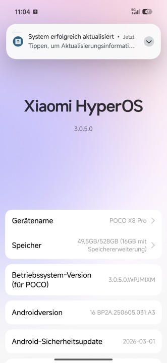 Poco X8 Pro Software