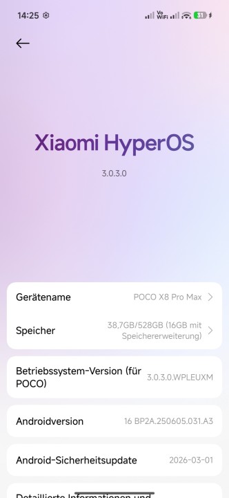 Poco X8 Pro Max Software