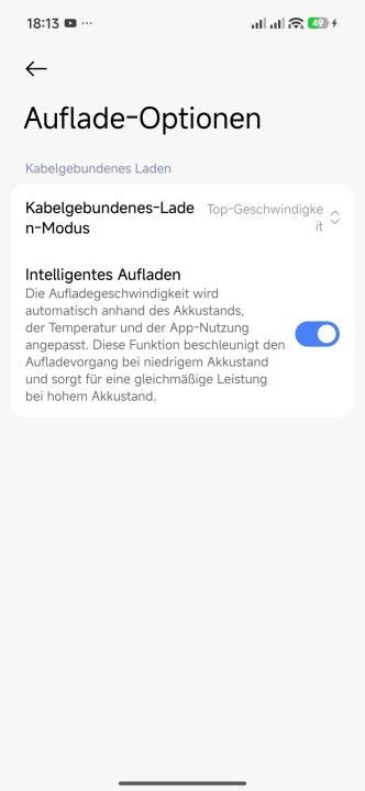 Poco X8 Pro Max Akku Einstellungen