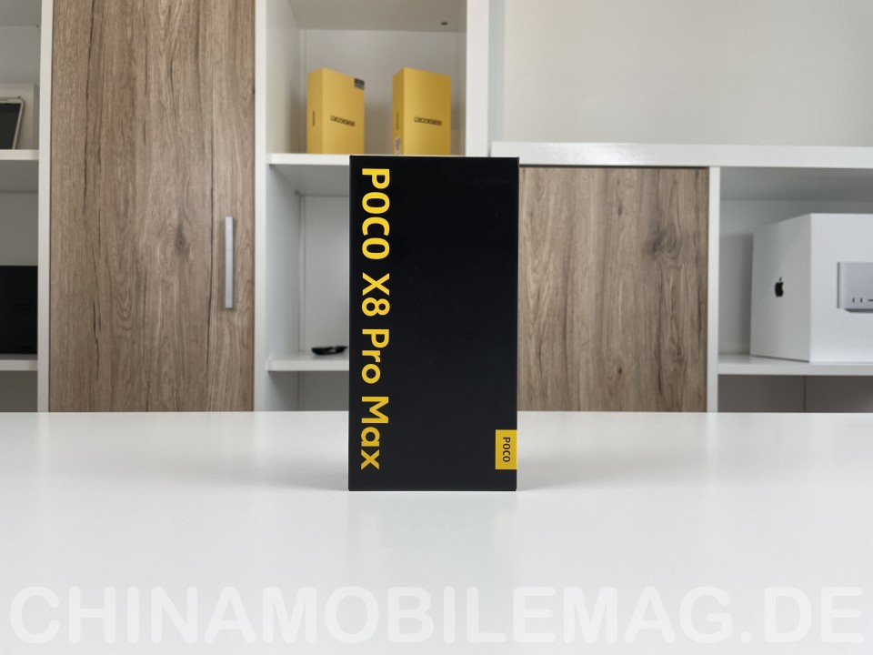 Poco X8 Pro Max Verpackung
