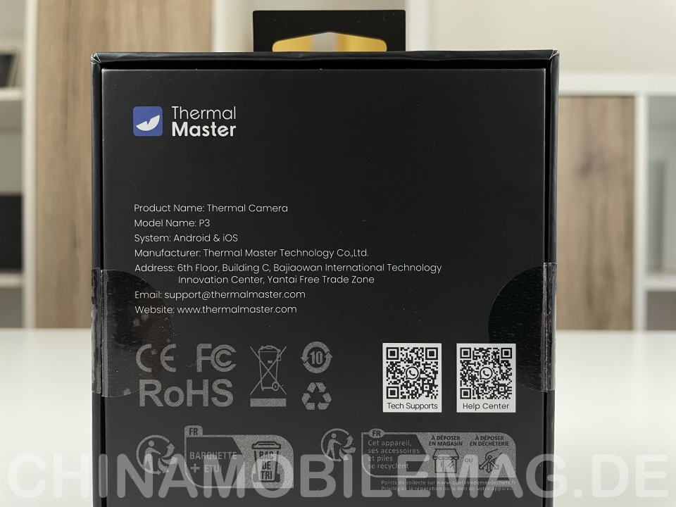 Thermal Master P3 Verpackung