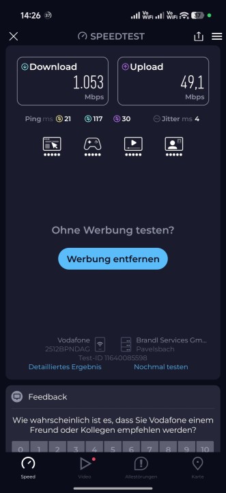 Xiaomi 17 Ultra WLAN Speed Test 1