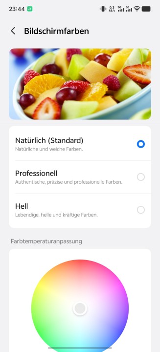 Vivo X300 Ultra Display Einstellungen