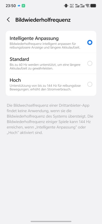 Vivo X300 Ultra Display Einstellungen
