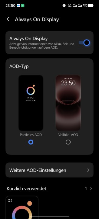 Vivo X300 Ultra Display Einstellungen