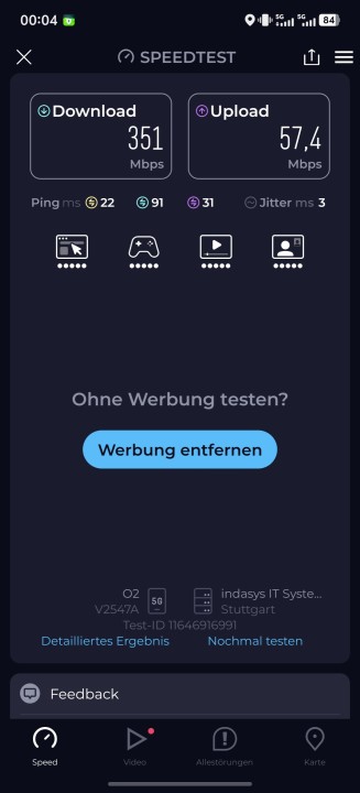 Vivo X300 Ultra 5G Speed Test