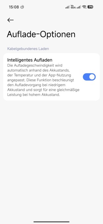 Xiaomi 17T Akku Einstellungen