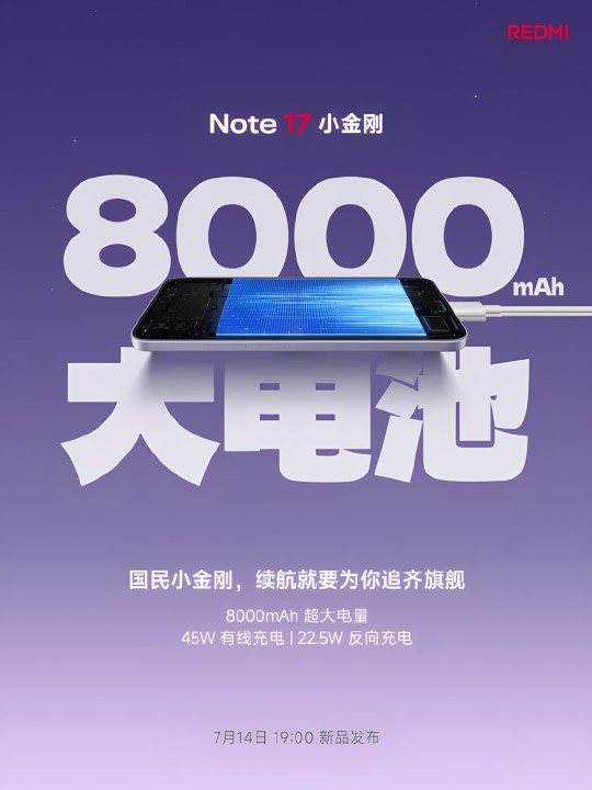 Redmi Note 17 Serie Teaser