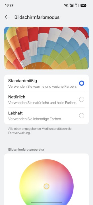 Oppo Find X9 Ultra Display Einstellungen