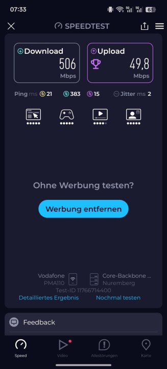 Oppo Find X9 Ultra WLAN Test 2