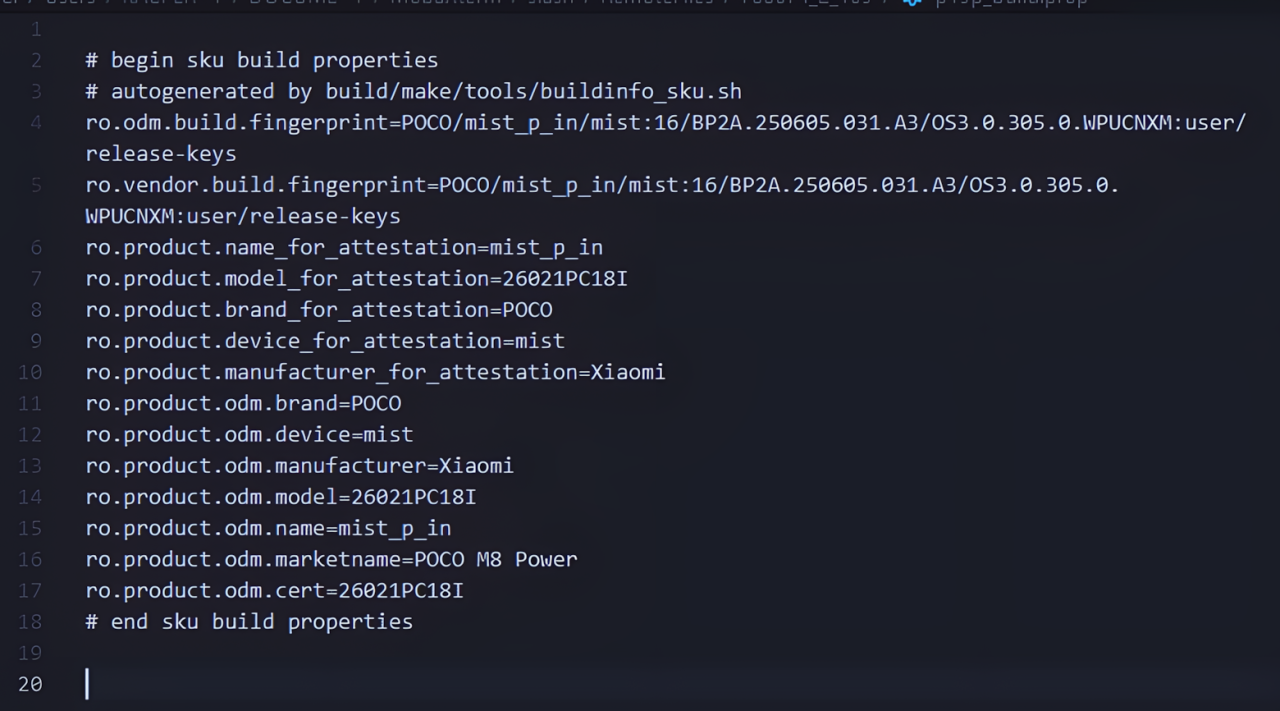 Redmi Note 17 Poco X8 Poco M8 Power Leaks