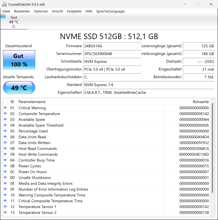 Acemagic M1 SSD Details