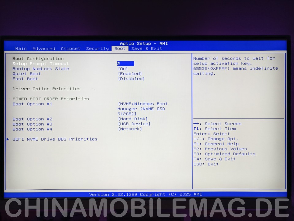 Acemagic M1 7735HS BIOS UEFI