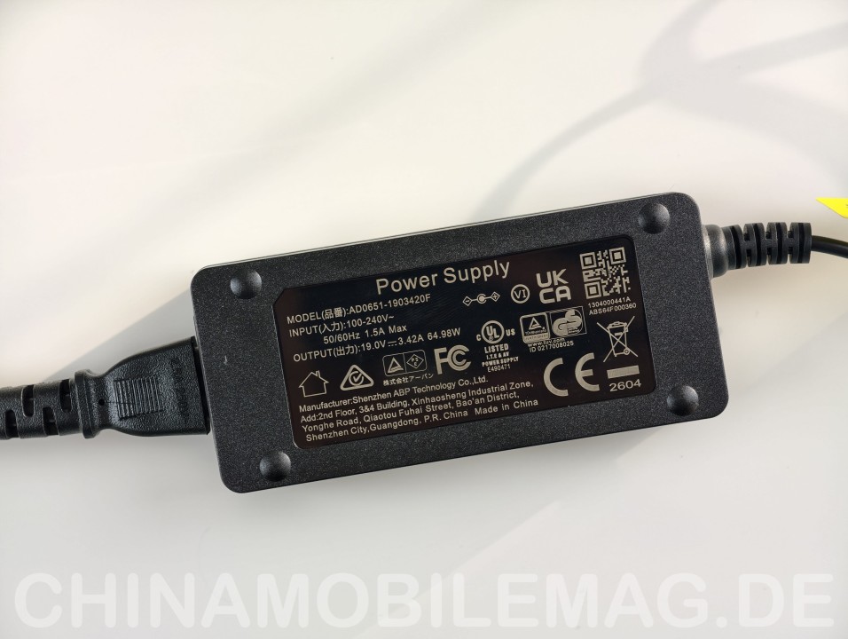 Acemagic M1 7735HS Netzteil