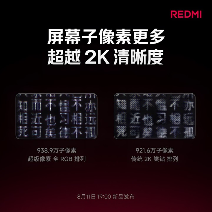 Redmi K100 Serie Display Teaser