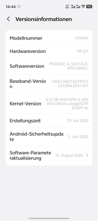 Vivo X Fold 6 Software