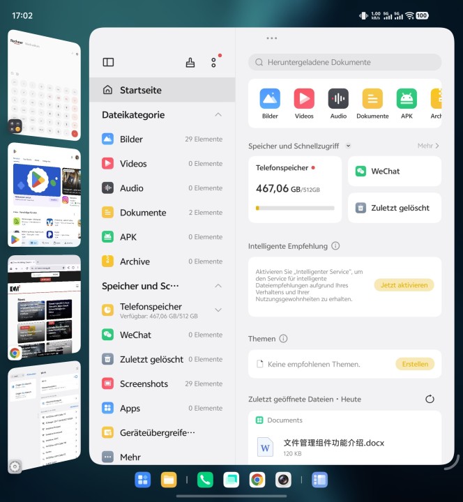 Vivo X Fold 6 Workbench Innendisplay