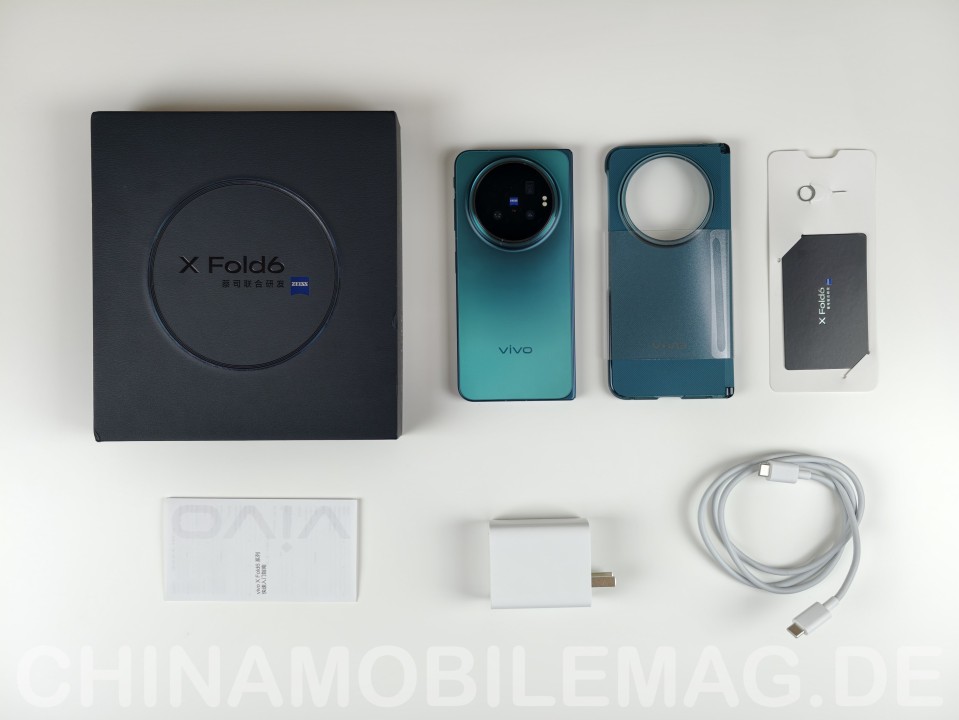 Vivo X Fold 6 Lieferumfang