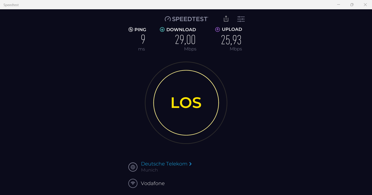 Glorlin GT105 WLAN Test unter Router