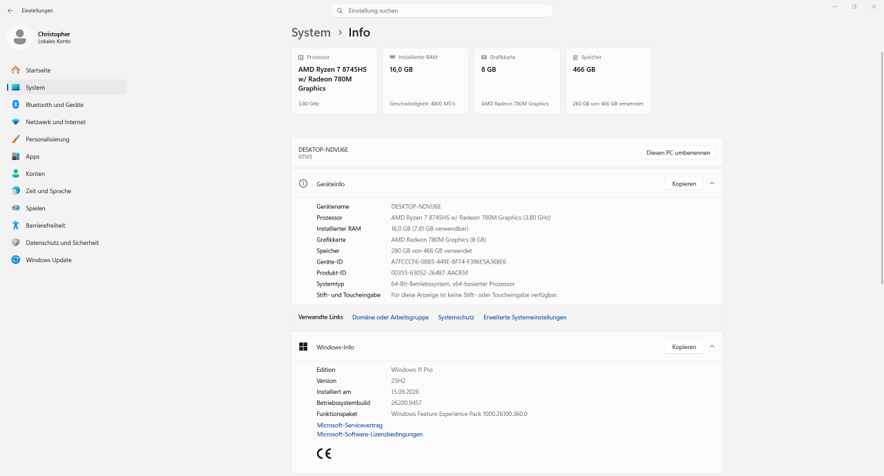 Glorlin GT105 Windows 11 Pro