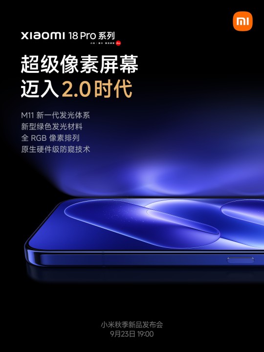 Xiaomi 18 Pro Serie Teaser