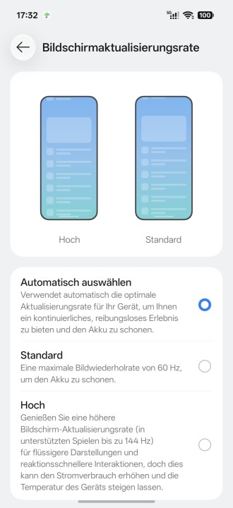 Oppo Find X10 Pro Max Display Einstellungen