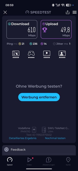 Oppo Find X10 Pro Max WLAN Speed Test 2