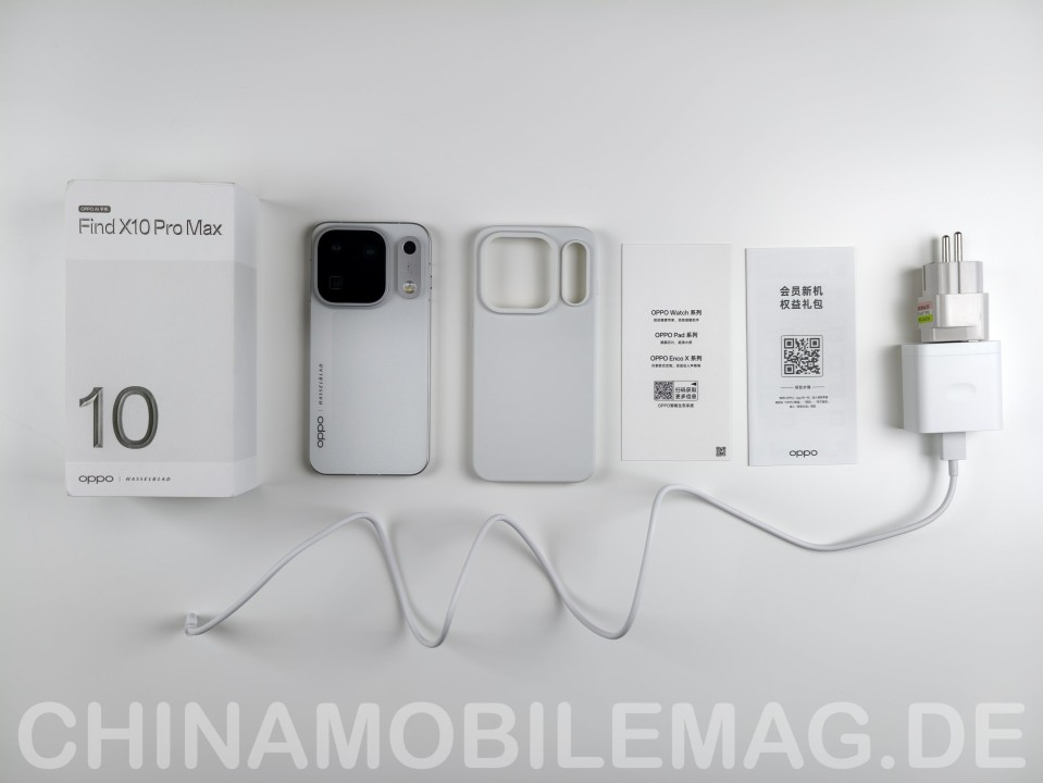 Oppo Find X10 Pro Max Lieferumfang