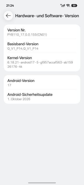 OnePlus 16 Software