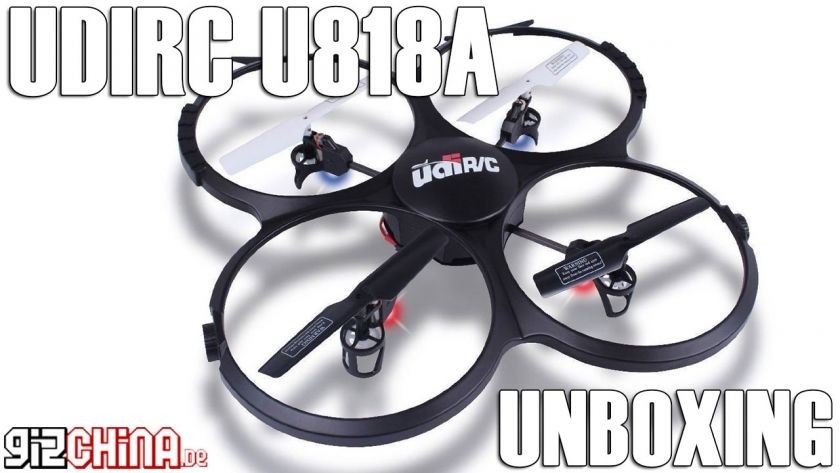 UDI U818A Quadrocopter Unboxing
