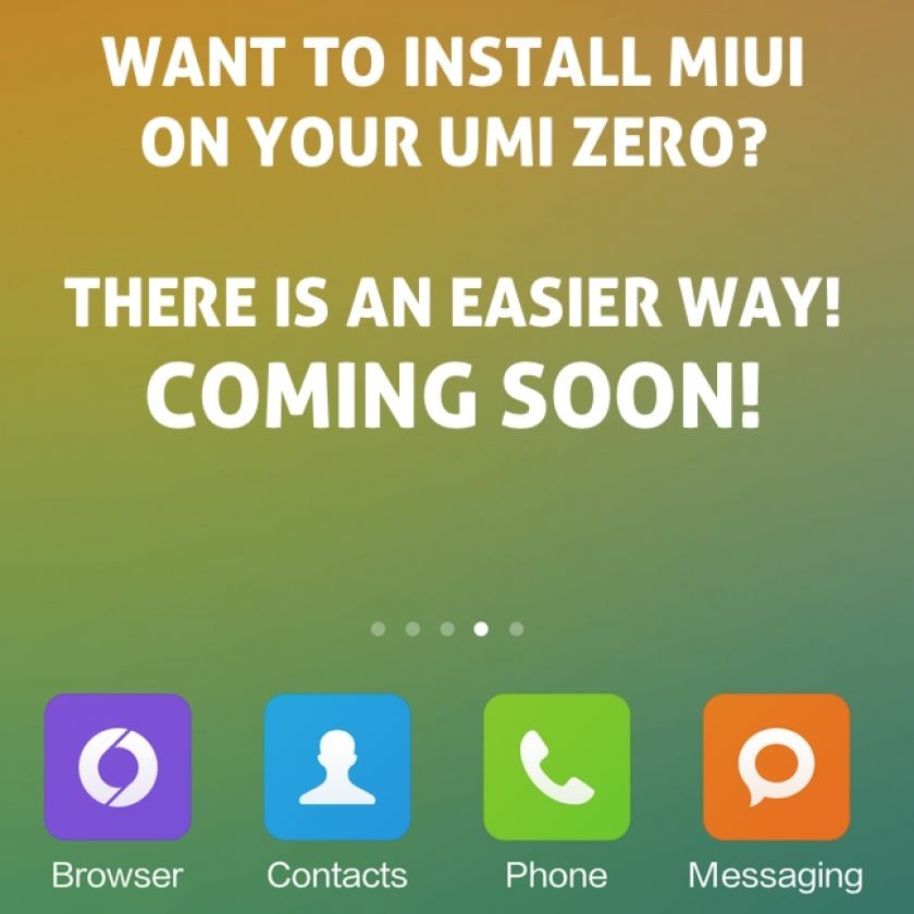 UMi will das Installieren von Custom ROMs einfacher machen