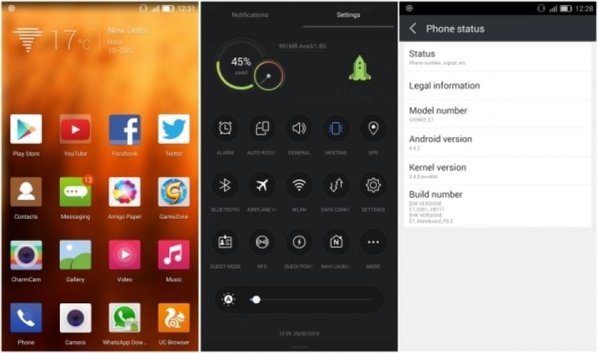 Gionee Elife E7 soll bald ein Update auf Android 4.4 KitKat bekommen