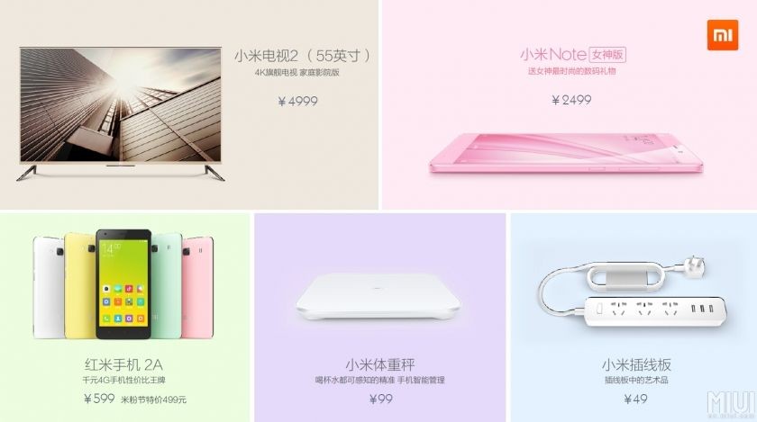 5 Jahre Xiaomi = 5 neue Produkte