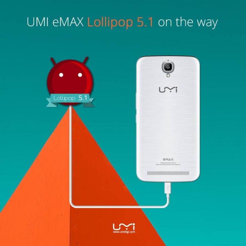 UMi eMax bekommt in zwei Wochen Android 5.1 Lollipop