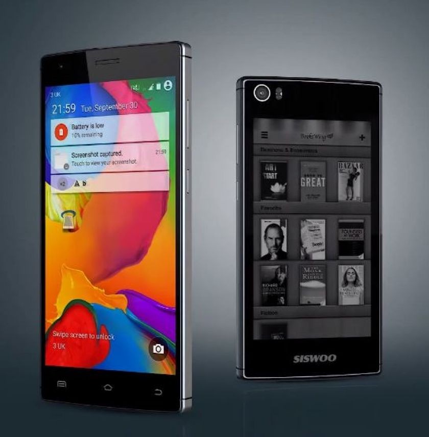 Siswoo R9 Darkmoon: Smartphone mit zwei Bildschirmen