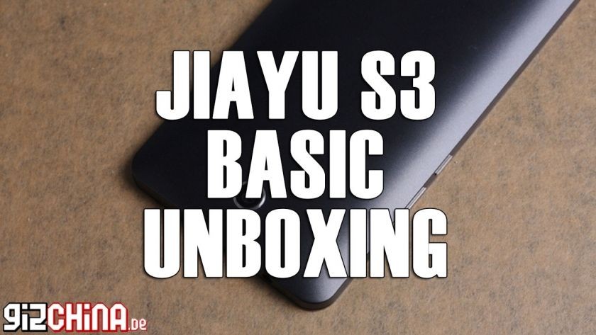 Jiayu S3 Basic Unboxing