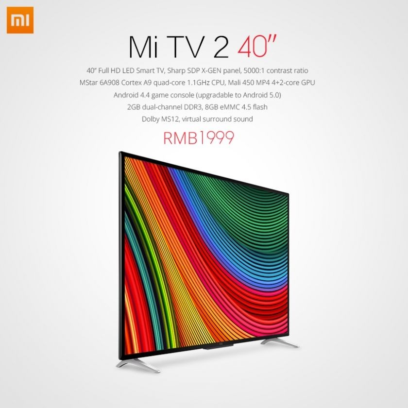 Neue Variante vom Xiaomi MiTV 2 vorgestellt