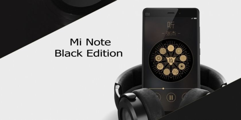 Xiaomi Mi Note Black Edition vorgestellt, Pro Launch im Mai