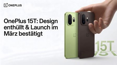 OnePlus 15T: Design offiziell enthüllt, China-Launch noch im März