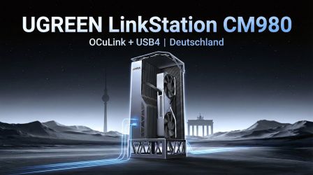 UGREEN LinkStation CM980: eGPU Dock mit OCuLink und USB4 kommt nach Deutschland