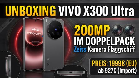 Vivo X300 Ultra Unboxing: 200MP im Doppelpack