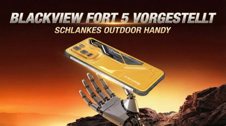 Blackview Fort 5 vorgestellt: Schlankes Outdoor-Smartphone