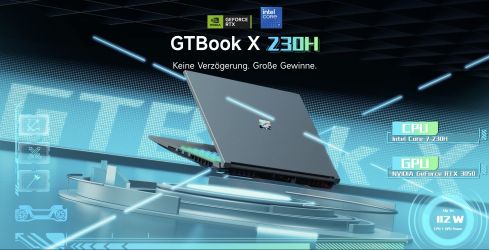Chuwi stellt GTBook X vor: Gaming Notebook mit Intel Core 7 230H und GeForce RTX 3050