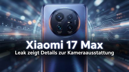 Xiaomi 17 Max: Leak zeigt Details zur Kameraausstattung