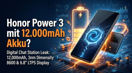 Honor Power 3: Leak deutet auf 12.000mAh Akku und neuen 3nm Prozessor hin