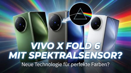 Vivo X Fold 6: Multispektralsensor soll beste Foldable Kamera ermöglichen