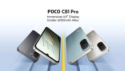 Poco C81 Pro vorgestellt: Xiaomi bringt günstiges Einstiegsmodell nach Deutschland