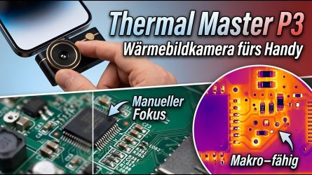 Thermal Master P3 Test: Wärmebildkamera mit manuellem Fokus fürs Handy